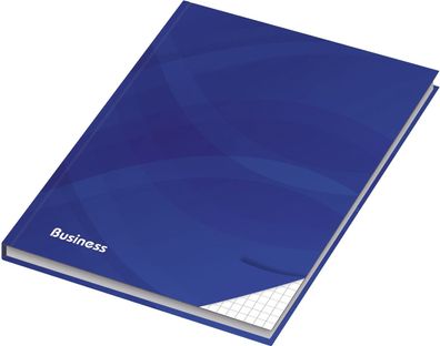 RNK Verlag 46499 Kladde / Notizbuch "Business blau", kariert, DIN A4, 96 Blatt, ...