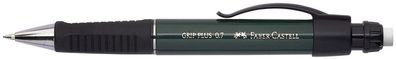 Faber-Castell 130700 Druckbleistift GRIP PLUS - 0,7 mm, B, metallic-grün(S)