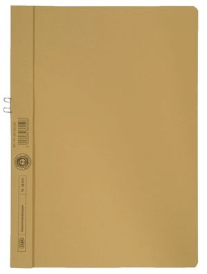 Elba 400001025 Klemmmappe, Manilakarton (RC), 250 g/ qm, für 10 Blatt A4, gelb