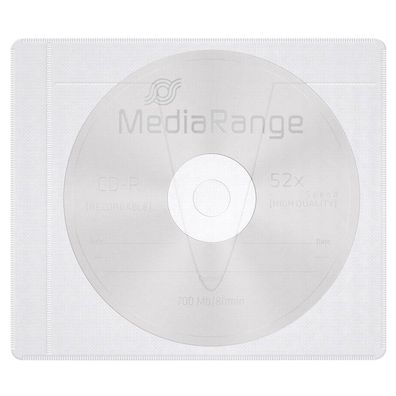 MediaRange BOX69-50 50x 1er CD-/ DVD-Hüllen selbstklebend transparent