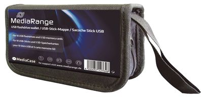MediaRange BOX99 Flashdrive-Mappe für 10 USB-Sticks und 5 SD-Karten