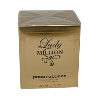 PACO Rabanne LADY Million 80 ml Eau de Parfum Spray NEU OVP