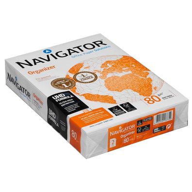 Navigator 82479A80S Kopierpapier Organizer DIN A4 80 g/ qm 2-fach gelocht 500 Blatt