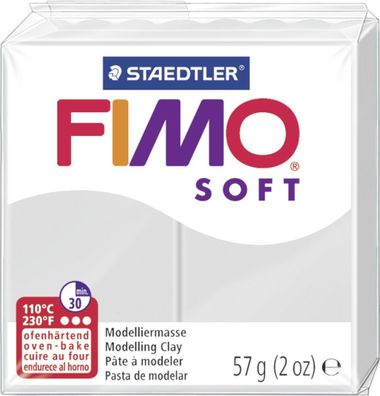FIMO 8020-80 Modelliermasse FIMO soft grau
