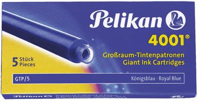 Pelikan® 310656 Tintenpatrone 4001® GTP/5 - türkis, 5 Patronen