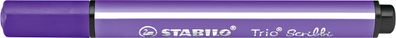 Stabilo® 368/955 Dreikant-Fasermaler Trio® Scribbi - violett