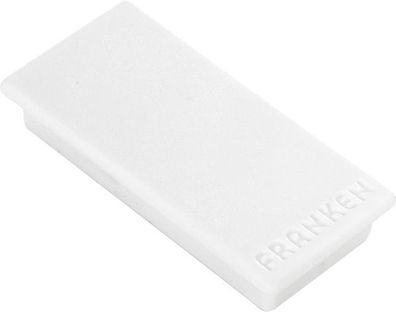 Franken HM2350 09 Magnet, 23 x 50 mm, 1000 g, weiß