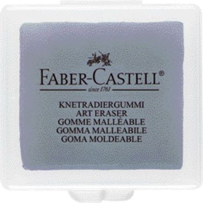 Faber-Castell 127220 Knetradierer ART ERASER grau, in Kunststoffbox