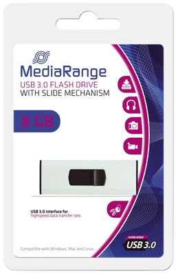 MediaRange MR914 USB Speicherstick 3.0 - 8 GB