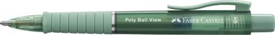 FABER-CASTELL 145754 FABER-CASTELL Kugelschreiber Poly Ball View grün Schreibfarbe...