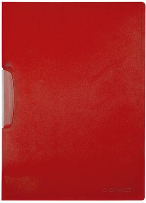 Q-Connect® KF02135 Klemm-Mappe - rot, Fassungsvermögen bis 25 Blatt