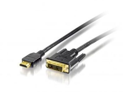 Equip 119322 HDMI-Kabel Equip HDMI A -> DVI(18 + 1) St/ St 2.00m sw