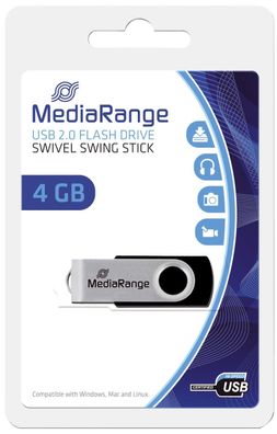 MediaRange MR907 USB Speicherstick 2.0 - 4 GB