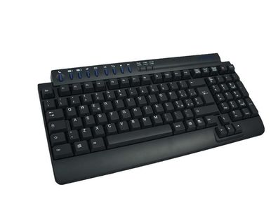 sempre hochwertige kompakte Tastatur KB-9973 Italienisches Layout 9 hot keys PS/2 ...