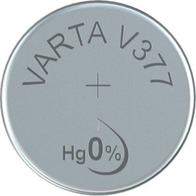 Varta 38506 Professional Electronics SR66 (V377) - Silberoxid-Zink-Knopfzelle, ...