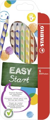Stabilo® 331/6 Ergonomischer Buntstift EASYcolors - Klappetui mit 6 Stiften, Links