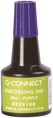 Q-Connect® KF25109 Stempelfarbe - ohne Öl, violett