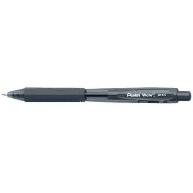 12x Pentel BK440-A Kugelschreiber BK440 schwarz Schreibfarbe schwarz