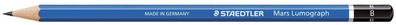 Staedtler® 100-B Bleistift Mars® Lumograph® - B, blau