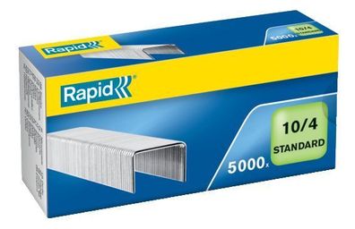 Rapid 24863000 Heftklammern No. 10 Standard, verzinkt, 5.000 Stück