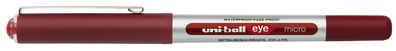 uni-ball® 148021 Tintenroller eye micro - 0,2 mm, rot (dokumentenecht)