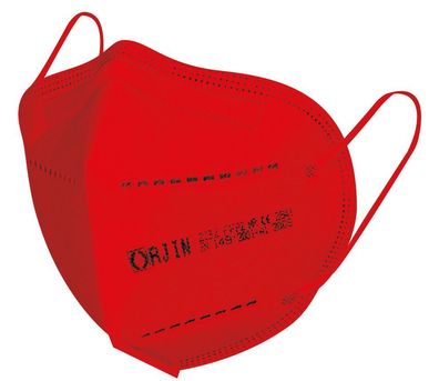 ORJIN 5002600 Medizinische Gesichtsmaske FFP2 - rot