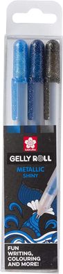 SAKURA Poxpgbmet3c Gel-Tintenroller Gelly Roll Metallic "Ocean"