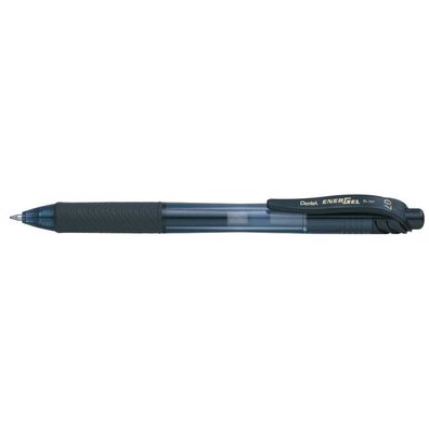 4x Pentel BL107-AX Gelschreiber schwarz 0,35 mm
