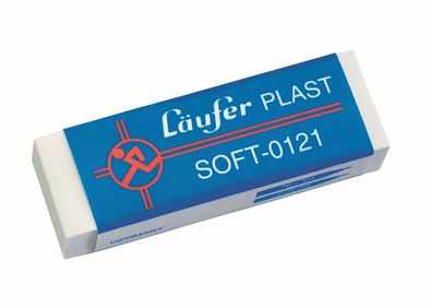 Läufer 01210 Radierer Plast Soft 65x21x12mm