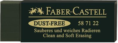 FABER-CASTELL 587122 Radiergummi DUST FREE grün