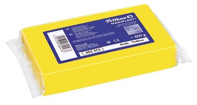 Pelikan® 602474 Wachsknete Nakiplast® 681 - gelb, Blockform