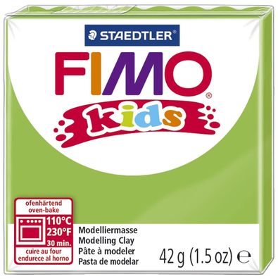 FIMO kids Modelliermasse, ofenh„rtend, hellgr?n, 42 g
