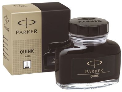 Parker S0037460 Tinte 57 ml Glasflacon schwarz(P)