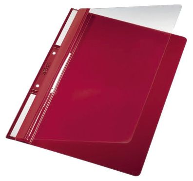 Leitz 4190-00-25 4190 Einhängehefter Universal - A4, 250 Blatt, PVC, rot