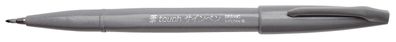 Pentel® SES15C-N Faserschreiber Sign Pen Brush - Pinselspitze, grau