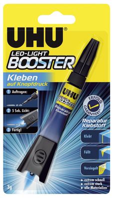 UHU® 48150 Sekundenkleber LED-LIGHT Booster Gel 3 g(T)