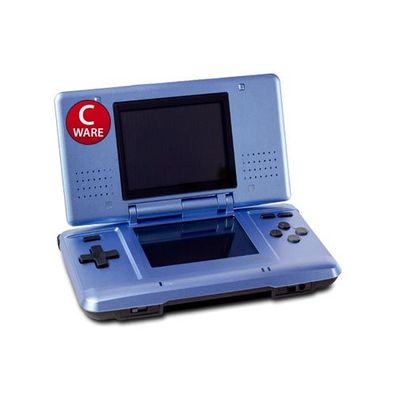 Nintendo DS Konsole in Metallic Hellblau OHNE Ladekabel - Zustand akzeptabel