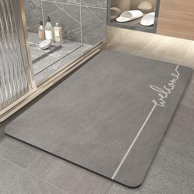 Super saugfähige rutschfeste Bodenmatte schnell trocknend Duschmatte(50 x 80 cm)