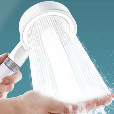 Wassersparender Anti-Kalk Duschhandbrause mit 5 Strahlarten Dreistufen-Filtersystem