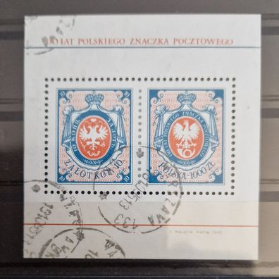 Polen - Block 110 - 130 Jahre Briefmarken in Polen