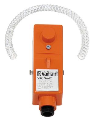 Vaillant Anlegethermostat VRC 9642 m Umschaltkontakt, Spannband-Befestigung