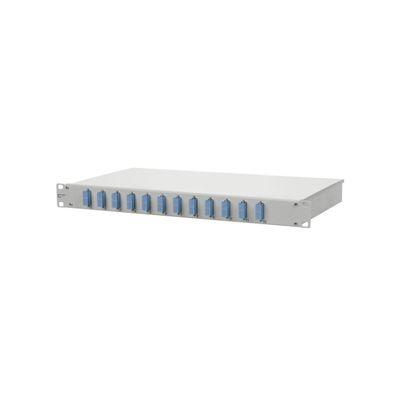 METZ Connect LWL-Patchpanel 12f 1HE SC-D 482,6mm(19) 1HE OS2 mit Pigtails max 24f ...