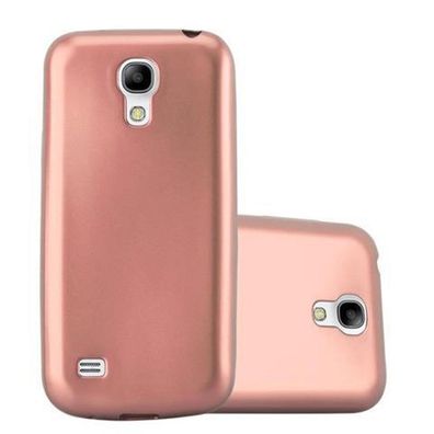 Cadorabo Hülle kompatibel mit Samsung Galaxy S4 in Metallic ROSÉ GOLD - Schutzhüll...