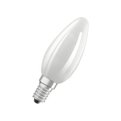 Ledvance LED-Kerzenlampe FM E14 B4 4,8W F 2700K ewws 470lm Filamentlampe B40 mt ...