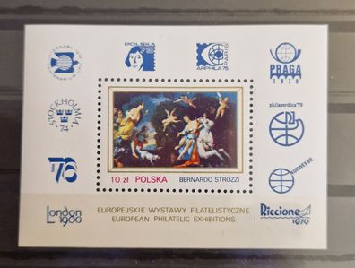 Polen - Block 78 - Internationale Briefmarkenausstellungen in Europa