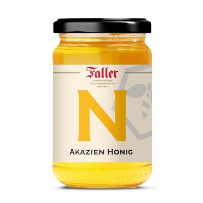 Honig von der Schwarzwälder Genussmanufaktur Faller, Akazienhonig 380 Gramm