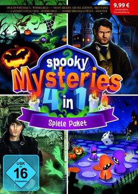 4in1 Spooky Mysteries Spiele Paket - 4 Vollversionen - PC Download Version