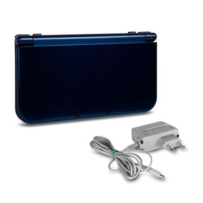 New Nintendo 3DS XL Konsole in Metallic Blau / Blue mit Ladekabel #54B + 3DS Spiel...