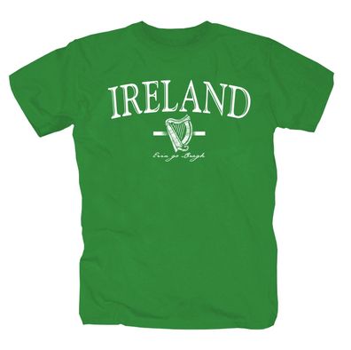 Irish Retro Flag T-Shirt Grüne Insel Great Britain Irland IRL Ireland GB S-3XL
