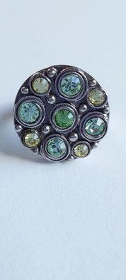 9963 Vintage Ring made with Swarovski Kristallen 20mm